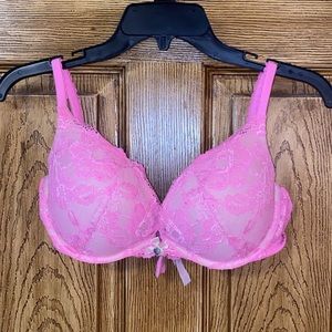Pink 36 D body by Victoria’s Secret push-up bra